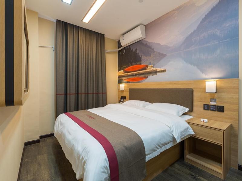 Thank Inn Chain Hotel Shanghai Songjiang District Yongfeng Road Store Exterior foto